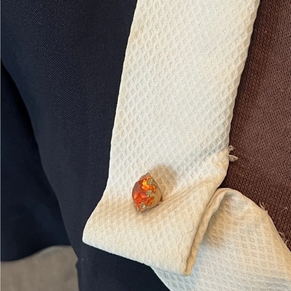 Vintage 1940s dress with rhinestones - Picture 6 of 9